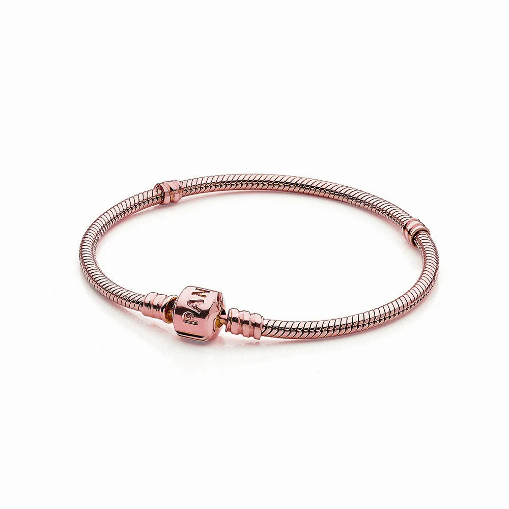 PANDORA Moments Rose Gold Clasp Bracelet - P-D-2076