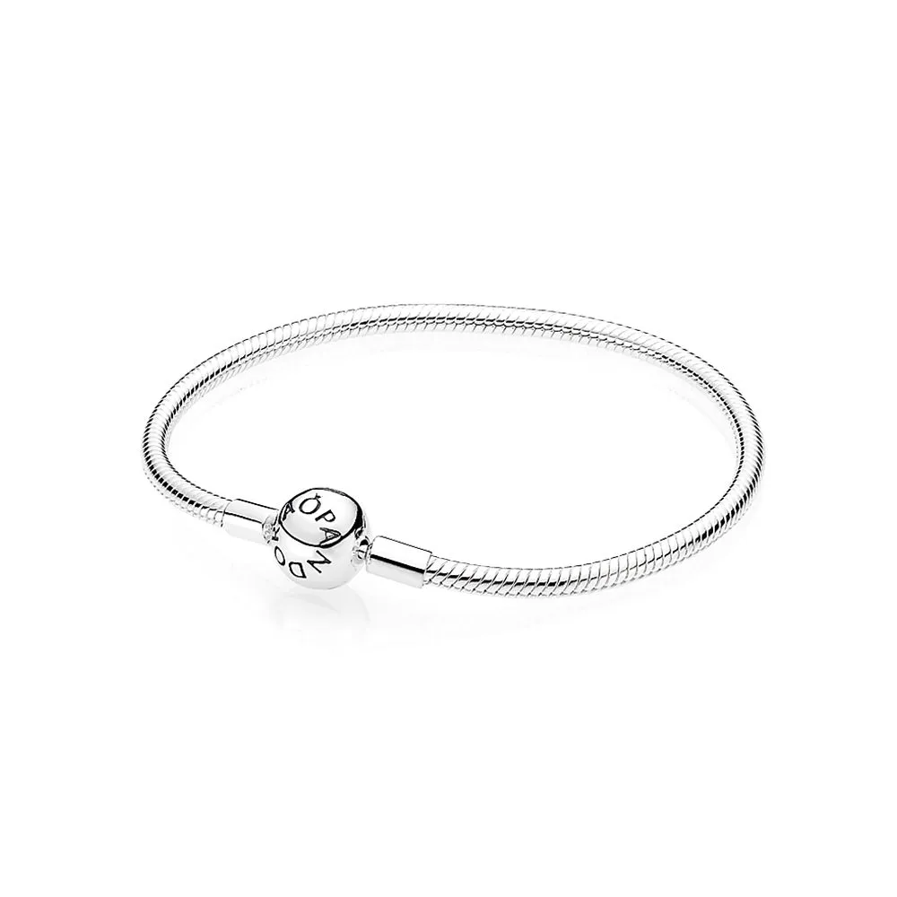 Pandora Moments Smooth Silver Clasp Bracelet - 590728