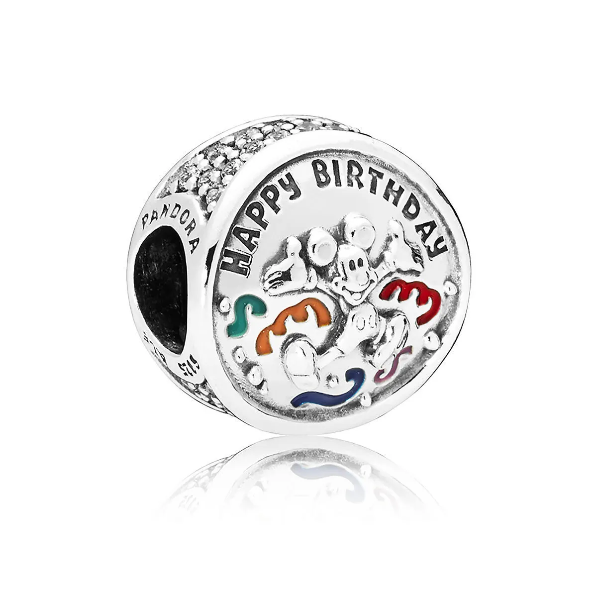 Mickey Mouse Happy Birthday Charm by PANDORA - 7501057371912P