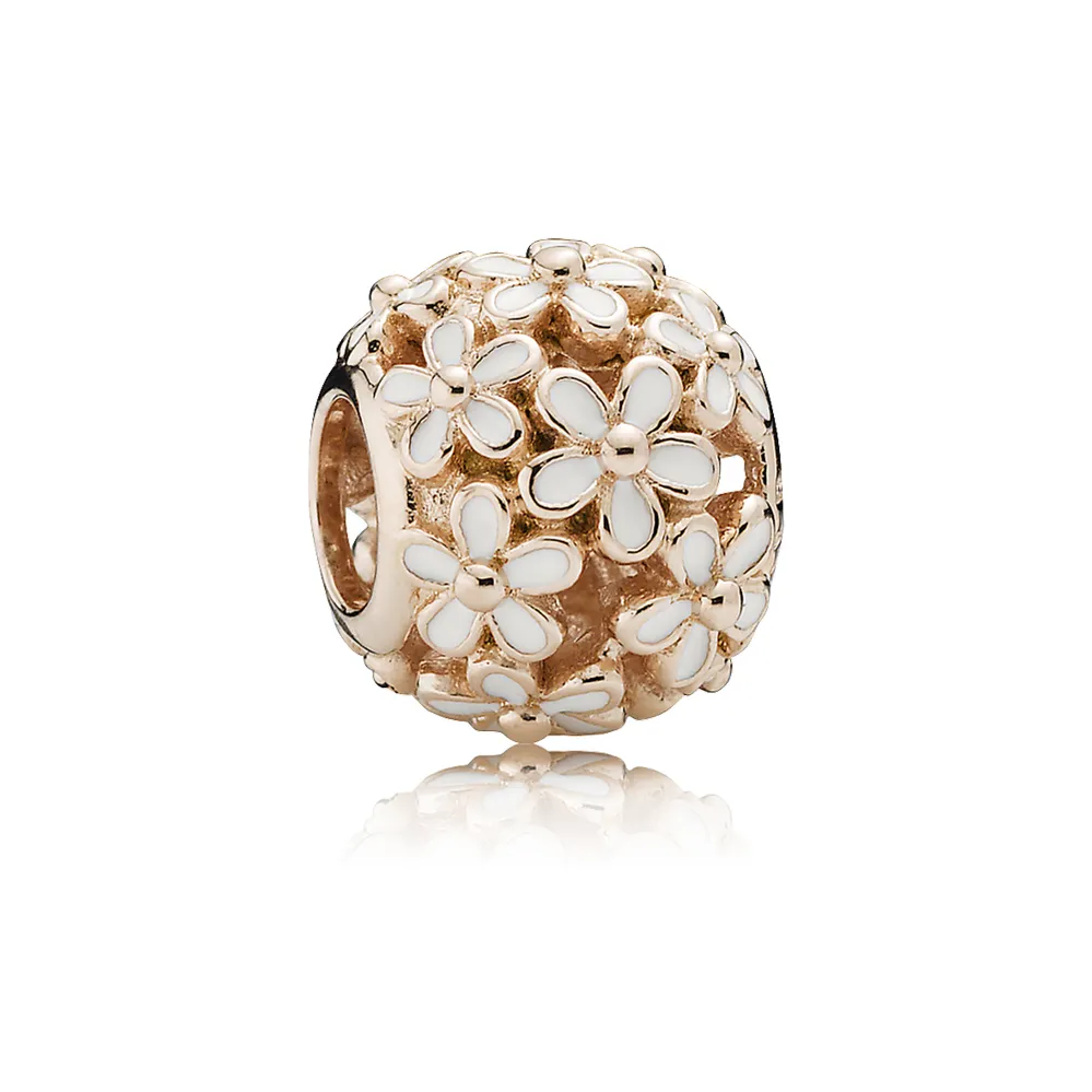 Darling Daisy Meadow Charm, PANDORA Rose™ & White Enamel - 780004EN12