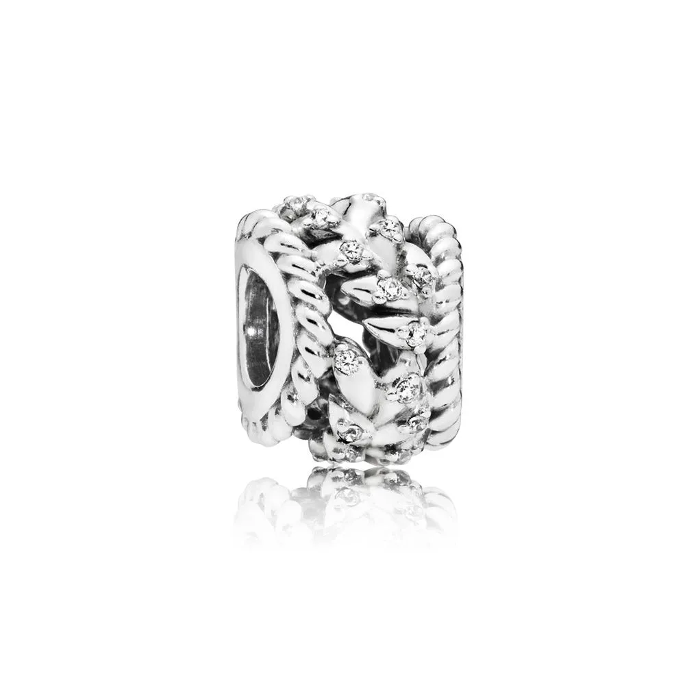 Pandora Seeds silver charm with clear cubic zirconia - 797597CZ