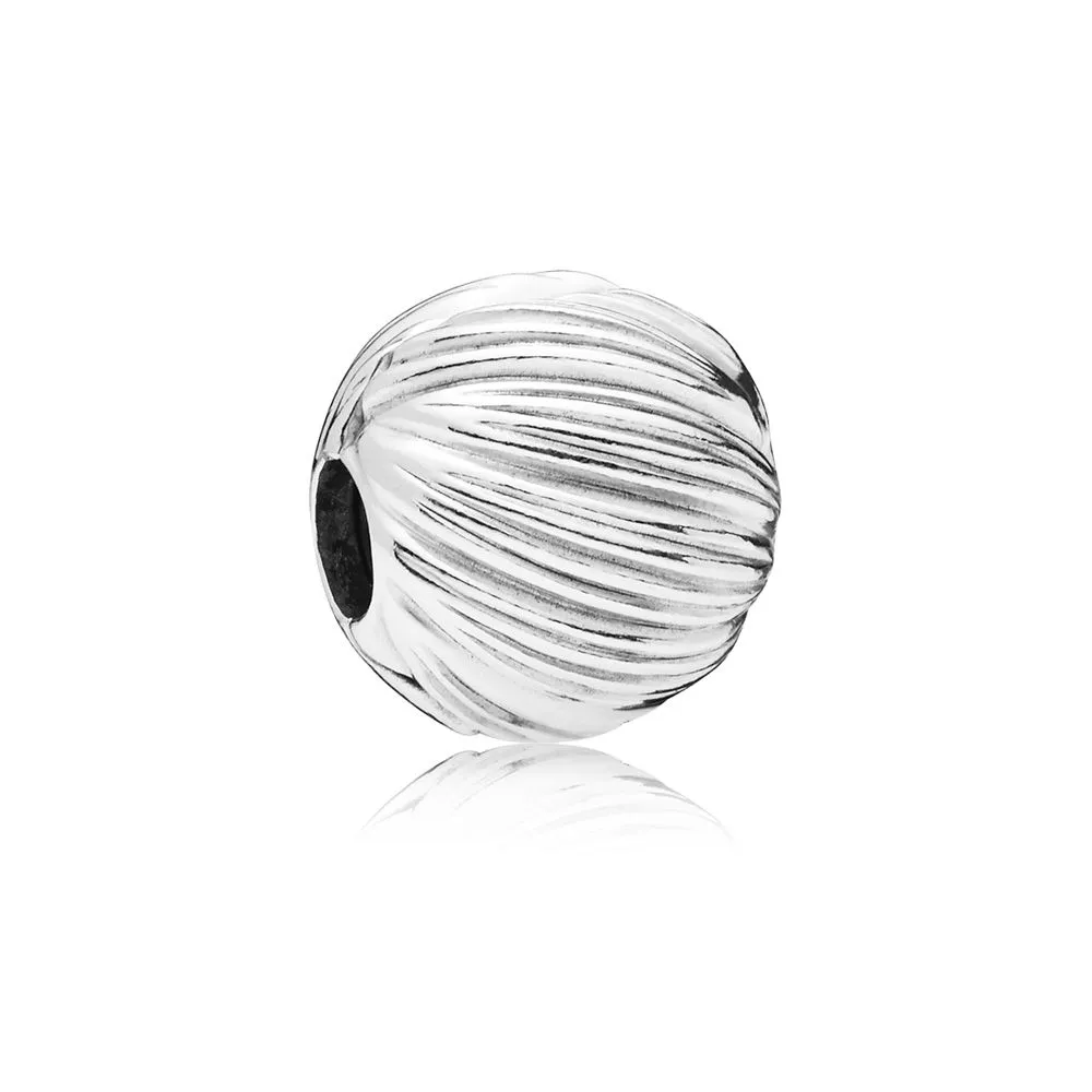 pandora silver clip and silicone grip 797578