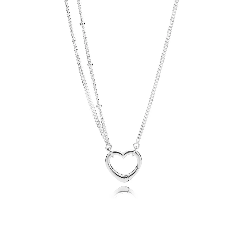 Pandora Open Heart Necklace - 397204