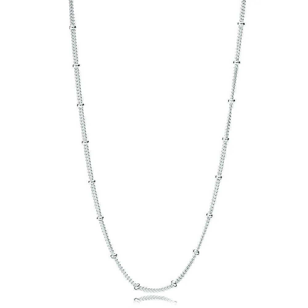 Pandora Silver Beaded Necklace - 397210