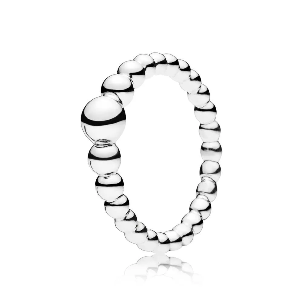 Pandora Beaded silver ring - 197536