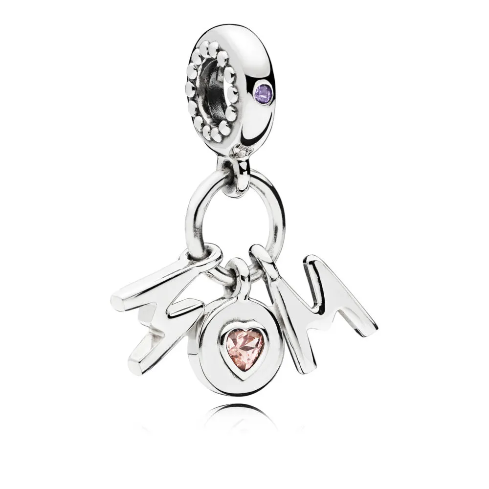 Butterfly Pandora Shine anheng med klare cubic zirconia - 797059NSP