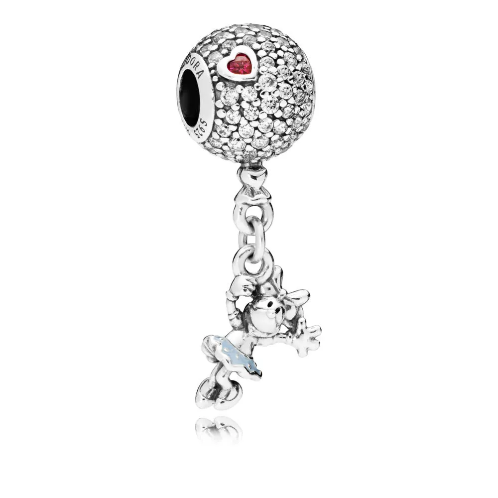 Butterfly Pandora Shine anheng med klare cubic zirconia - 797171CZ