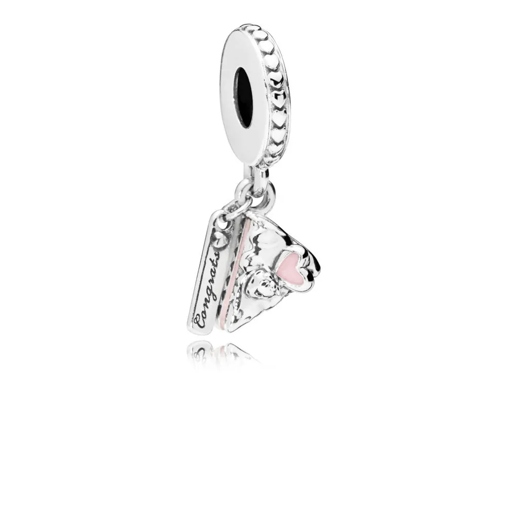 Moderne LovePod PANDORA Rose anheng med klare cubic zirconia - 797258ENMX