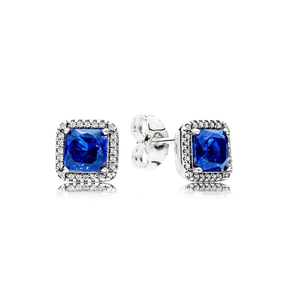 Pandora Blue Timeless Elegance, earrings - 290591NBT