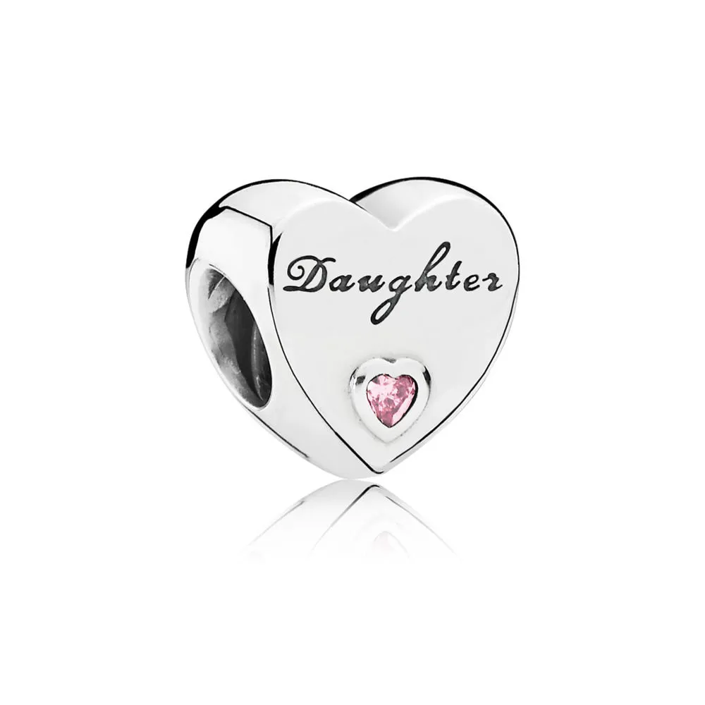 PANDORA Daughter's Love Charm, Pink CZ - 791726PCZ