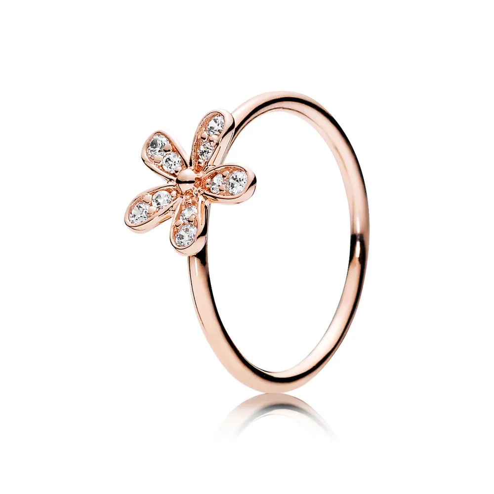 Dazzling Daisy Ring, PANDORA Rose™ & Clear CZ - 180932CZ