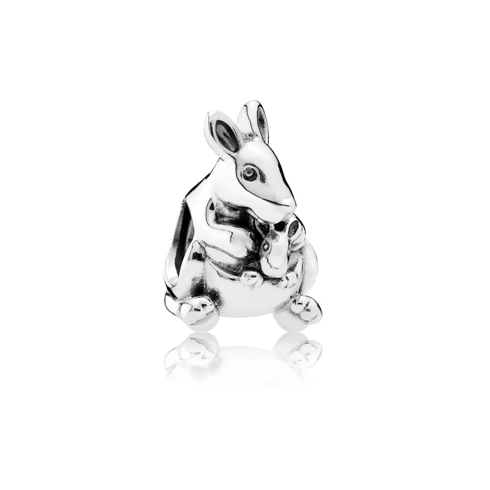 pandora kangaroo silver charm 791910