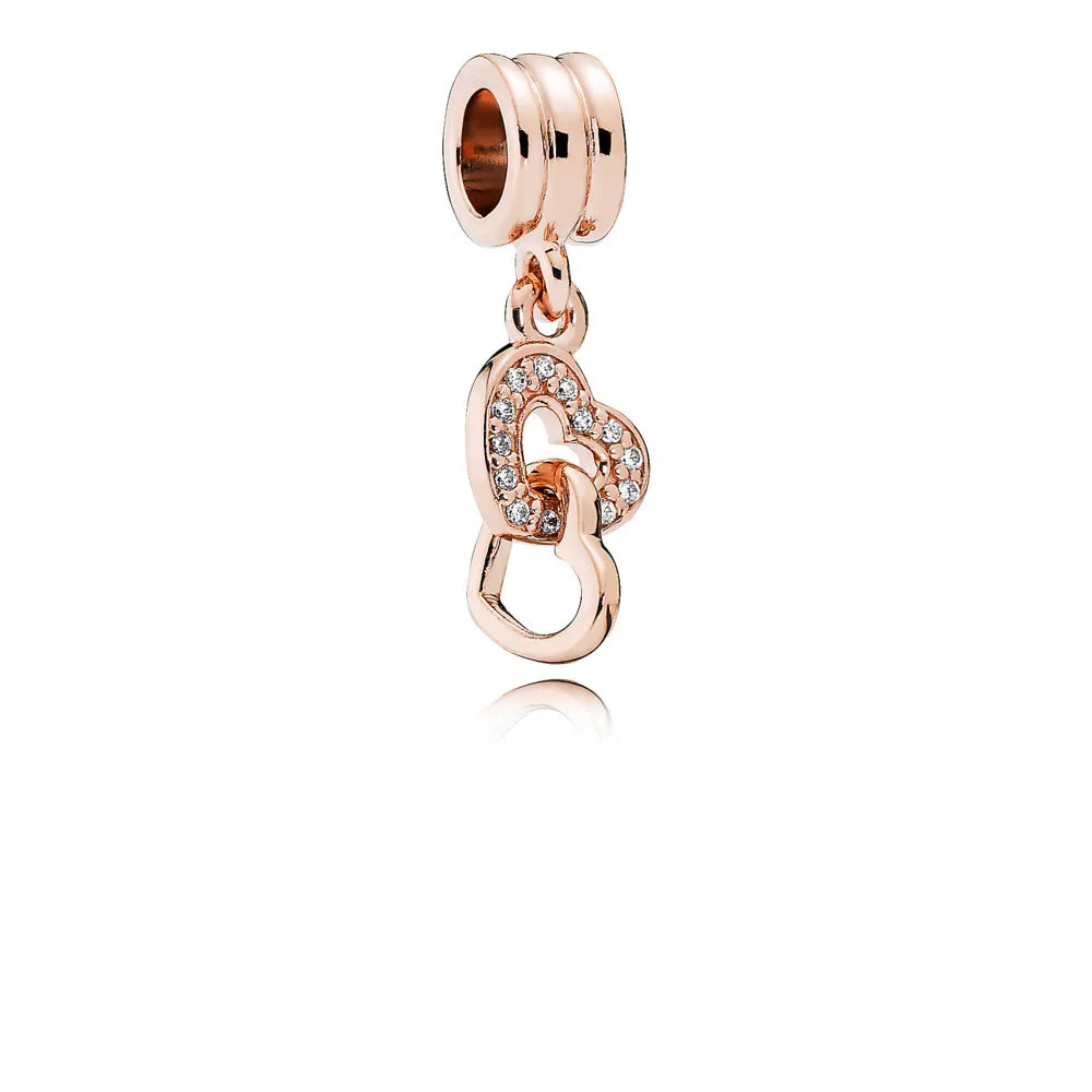 pandora sammenflettede hjerter hengende charm 781242cz