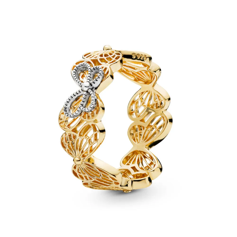 Openwork Butterflies Ring, Pandora Shine™ - 167947