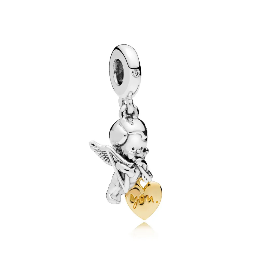 pandora amor og ditt hjerte hengende charm 767796cz