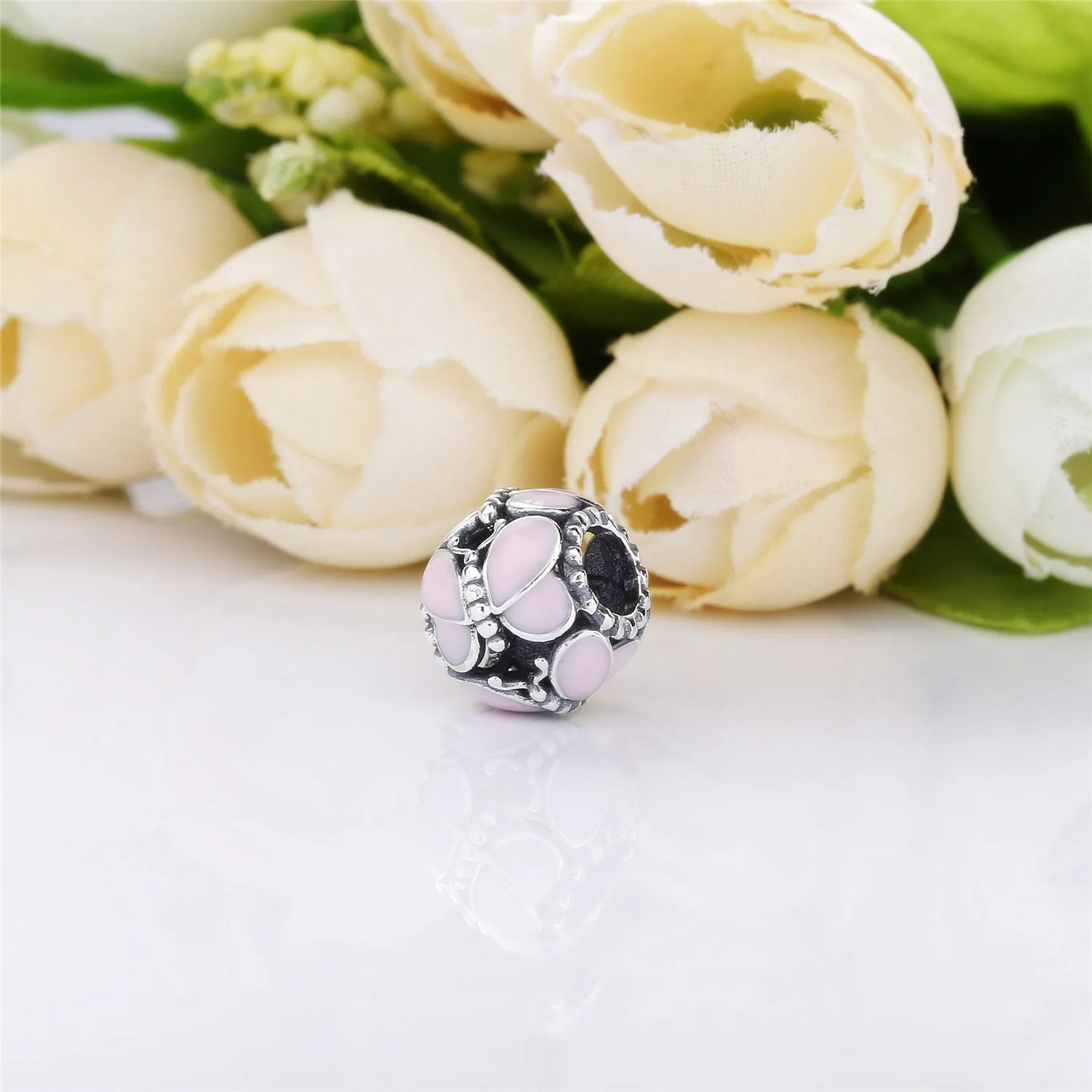 PANDORA Pink Butterflies Charm - 797855EN160