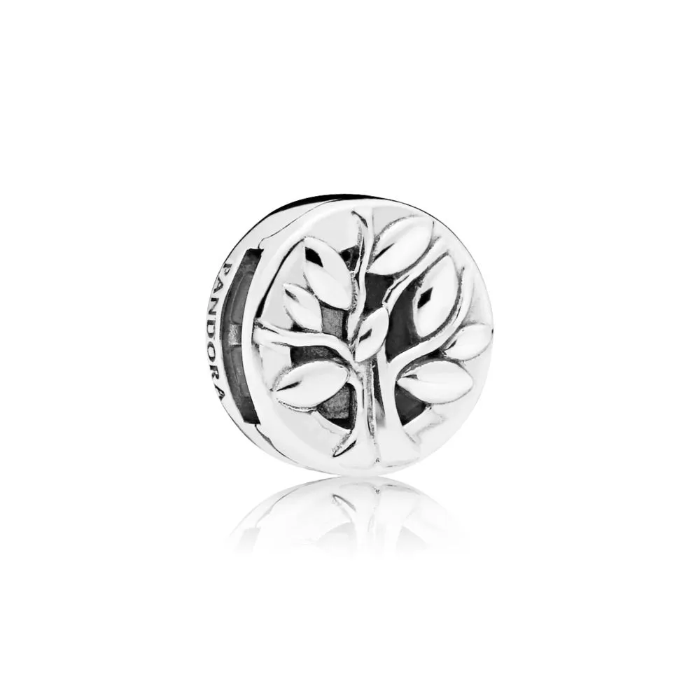 pandora reflexions family tree silver clip charm 797779