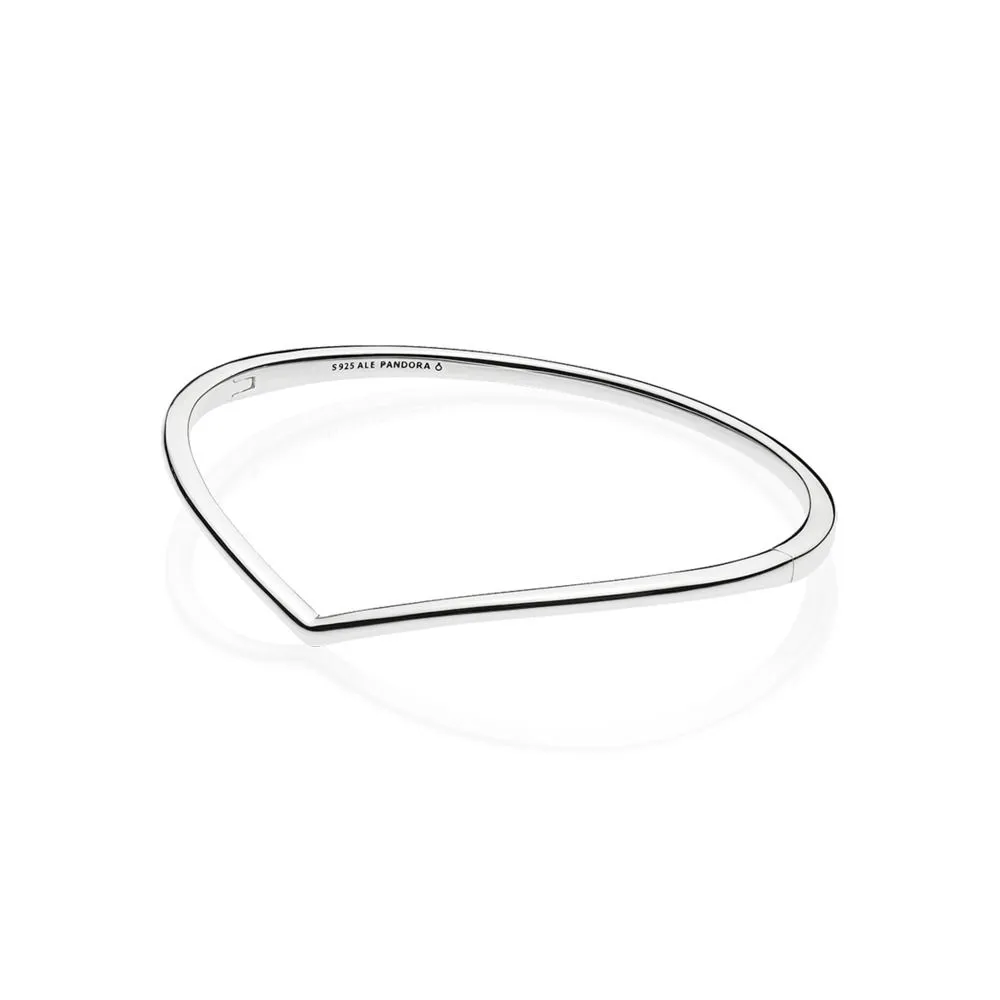 Pandora Wishbone silver bangle - 597791