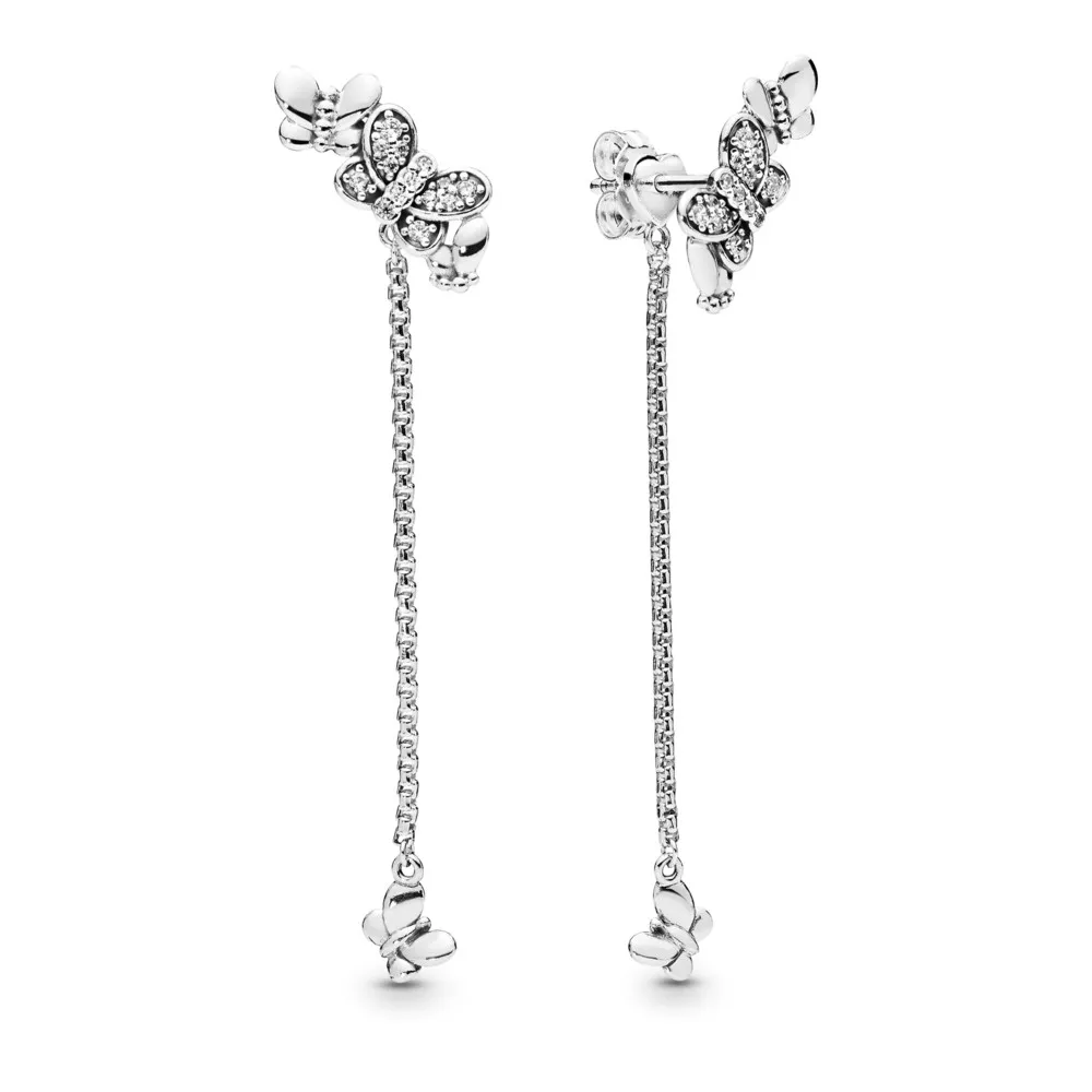 PANDORA Bedazzling Butterflies øredobber - 297964CZ