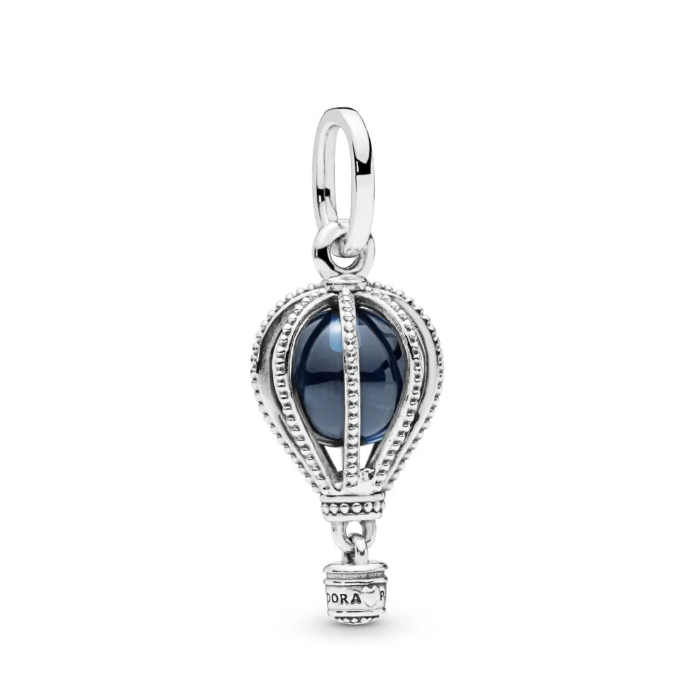 Pandora Blå varmluftballong Reise Charm - 798064NMB