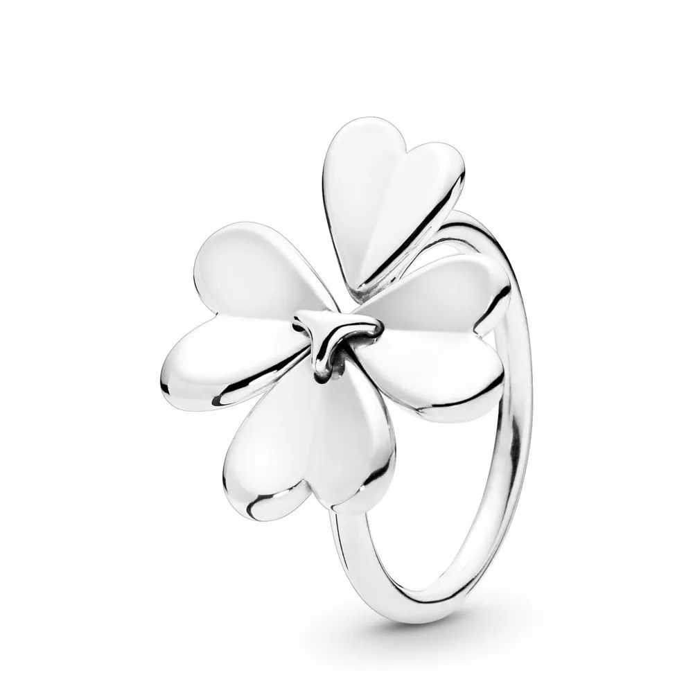 Pandora Clover silver open ring - 197949