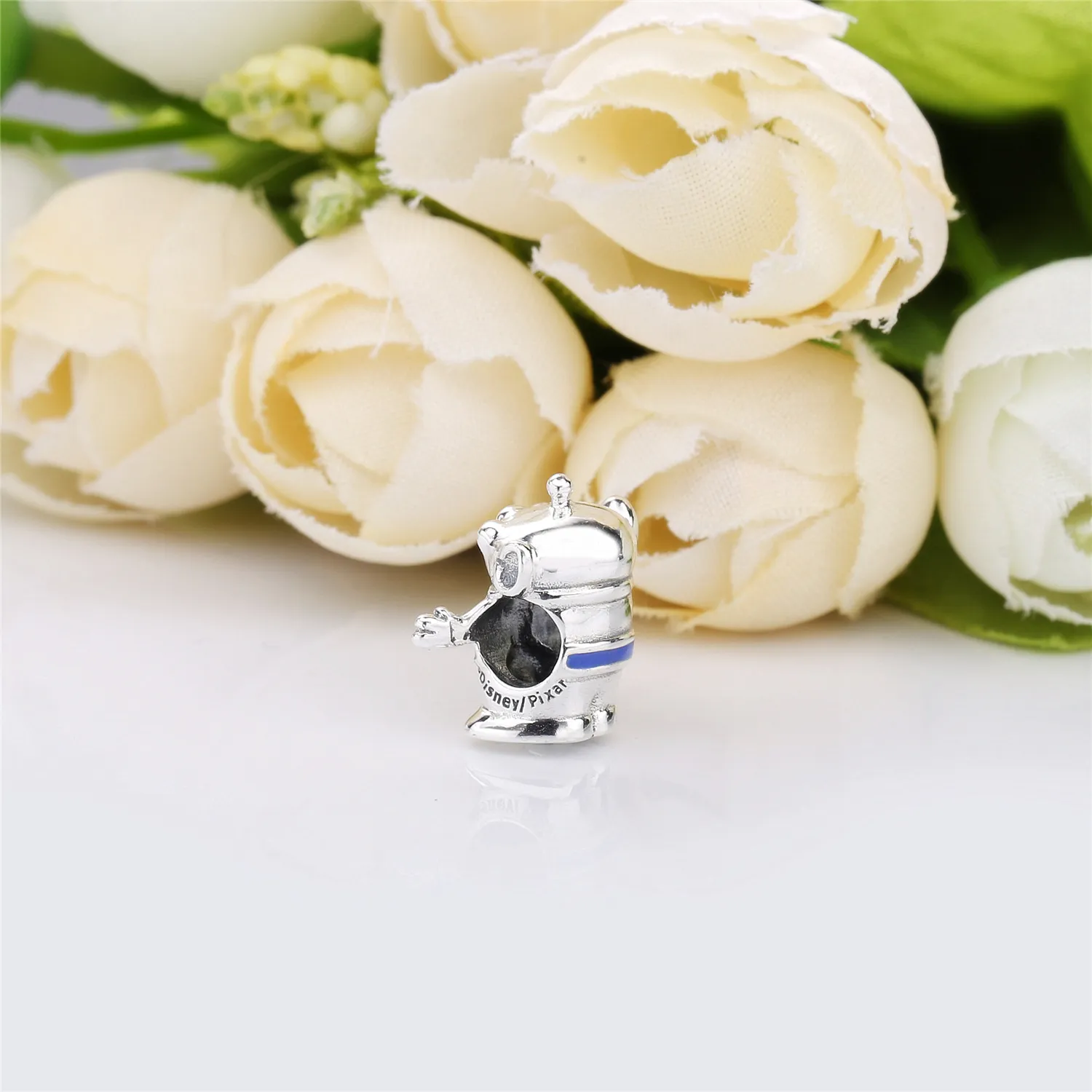 Pandora Disney Aliens silver charm with blue enamel - 798045EN82