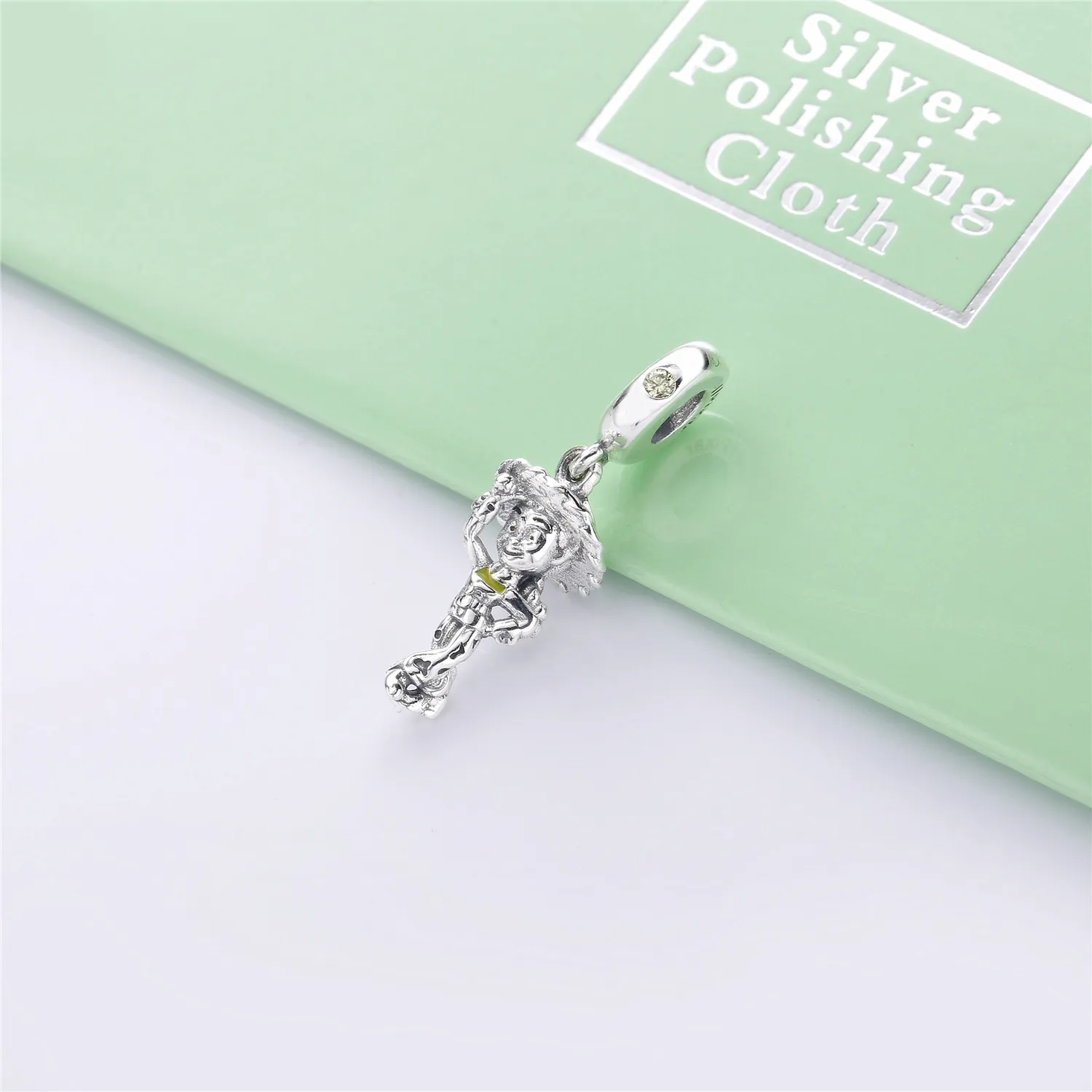 Pandora Disney Jessie sølv dingler med gylden farget cubic zirconia, svart og gul emalje - 798048CCZ