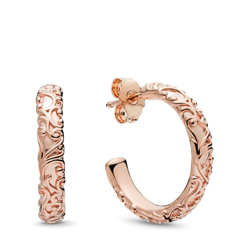 Regal Beauty Hoop øredobber, PANDORA Rose™ - 287732