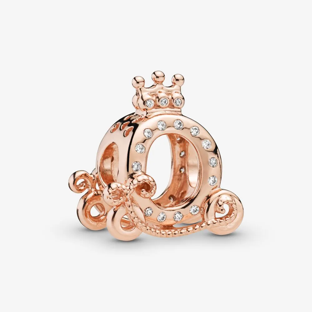 Crown O carriage Pandora Rose charm with clear cubic zirconia - 788129CZ