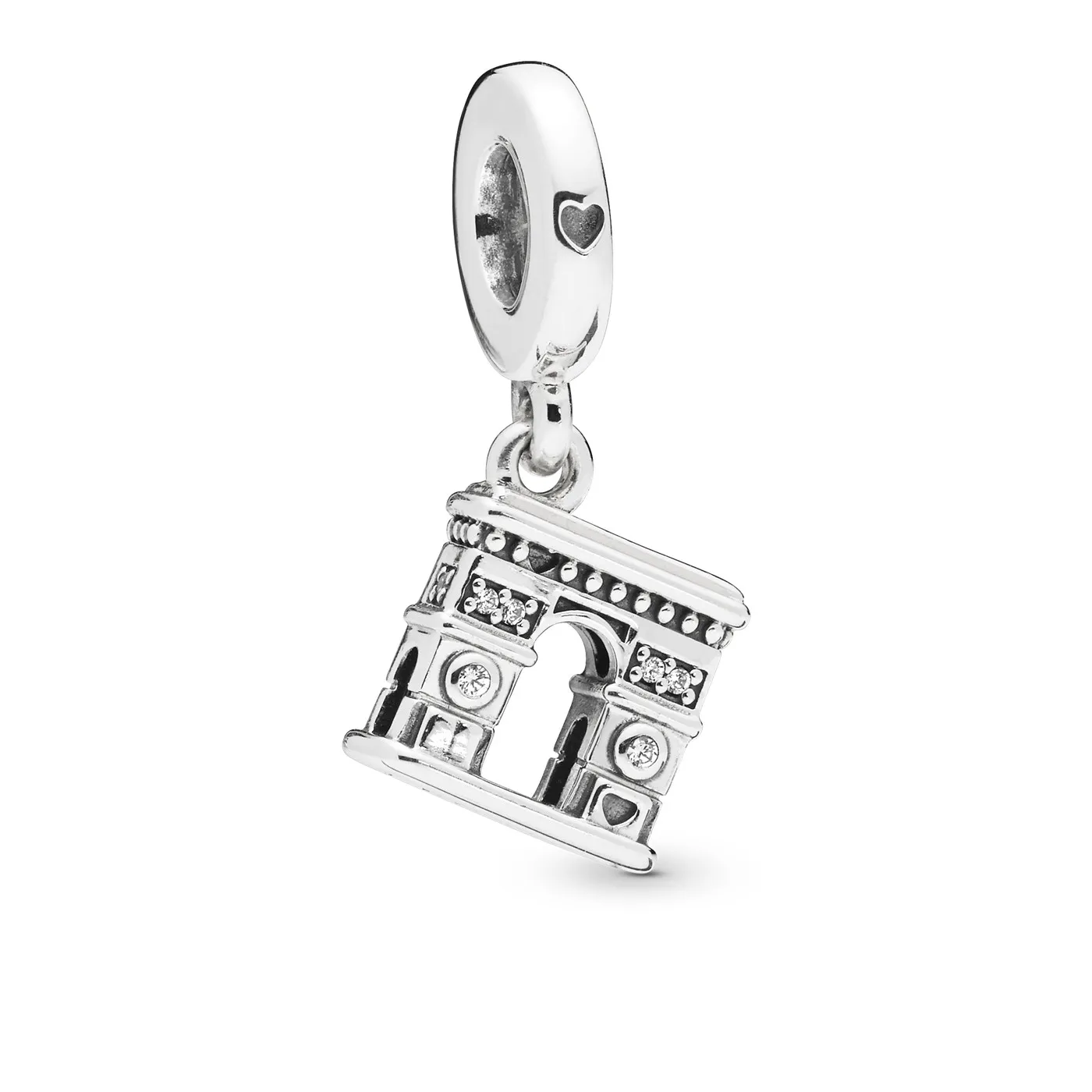 Pandora Arc De Triomphe sølv dingler med klare cubic zirconia - 798127CZ