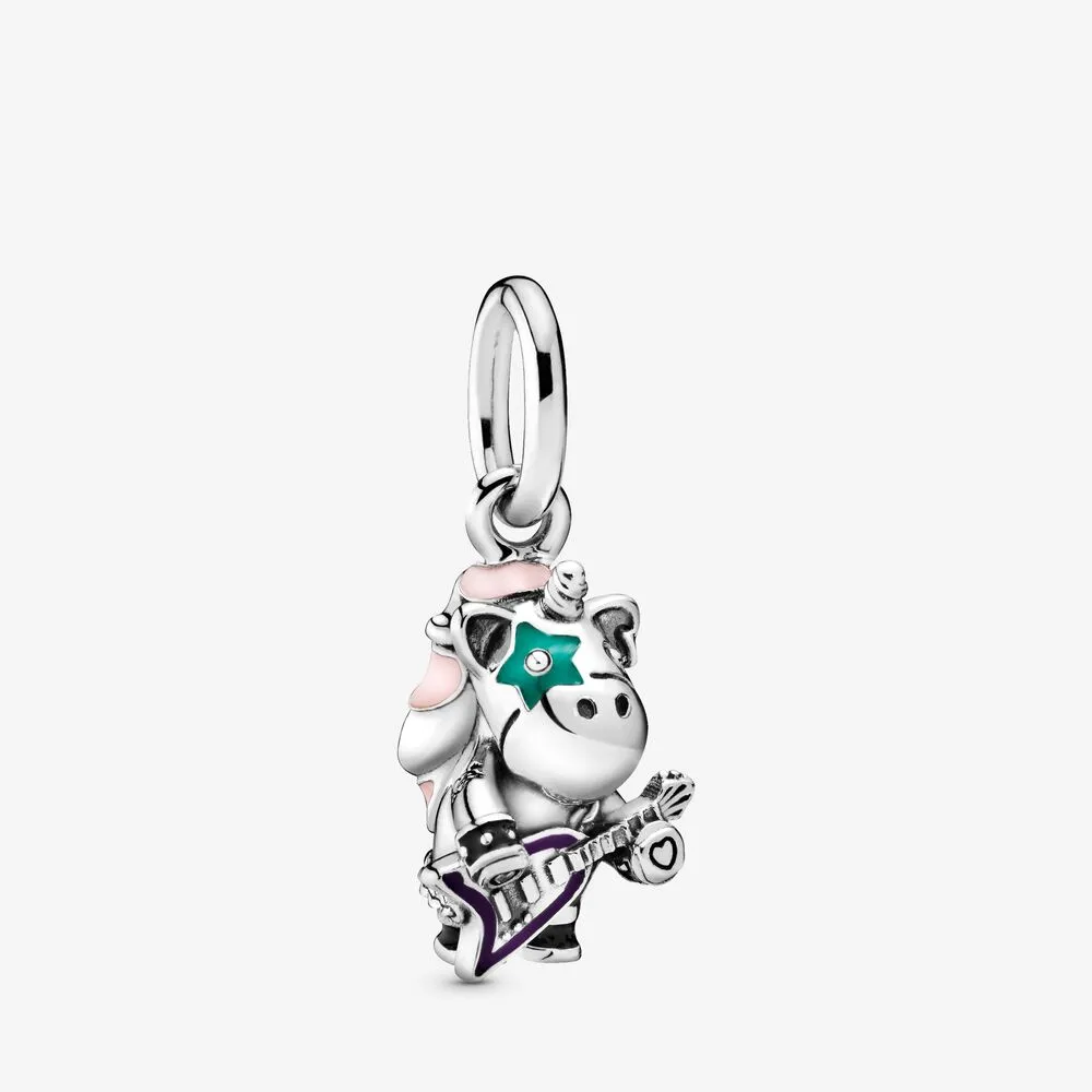 pandora bruno the unicorn punk band hengende charm 798320enmx