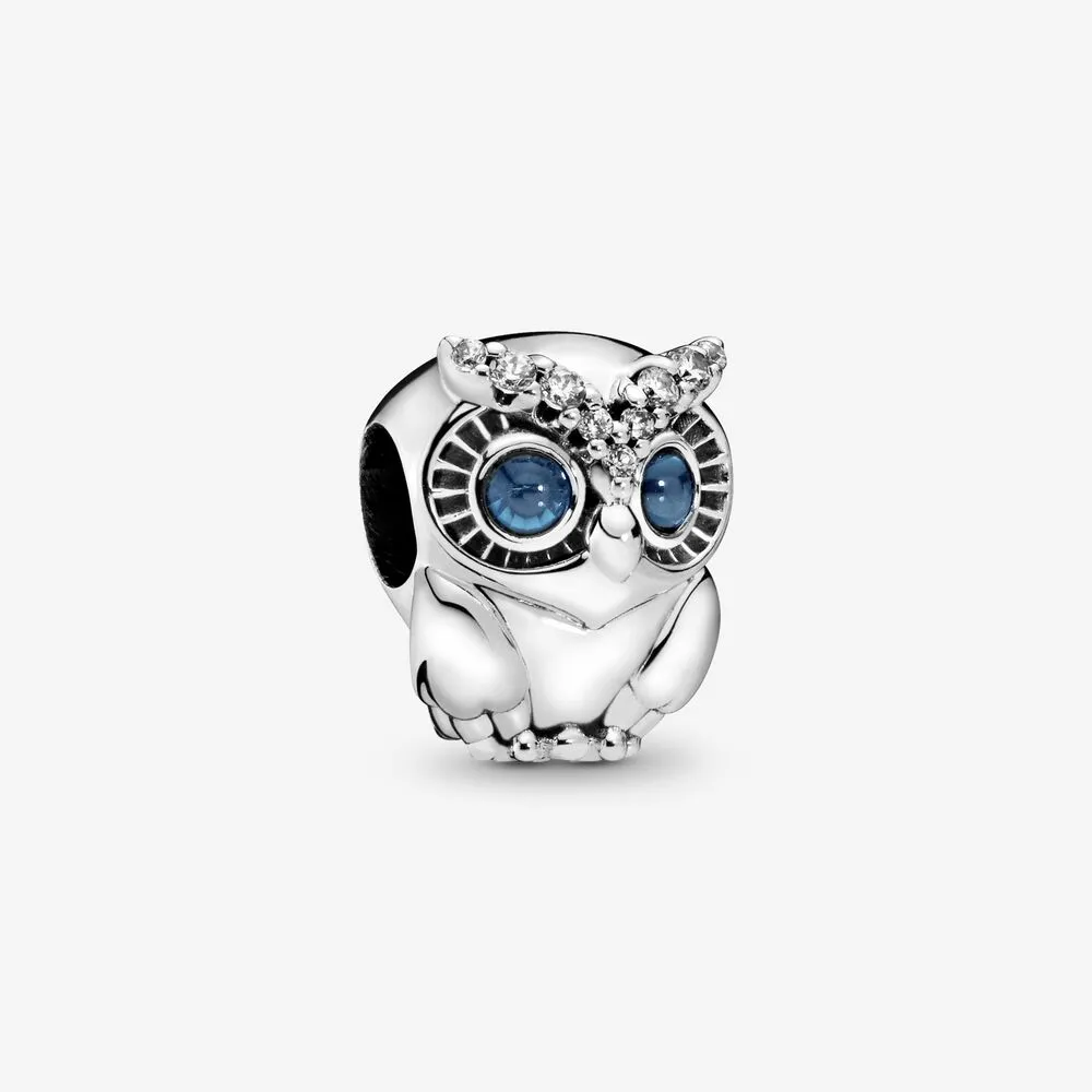 pandora glitrende ugle sjarm 798397nbcb