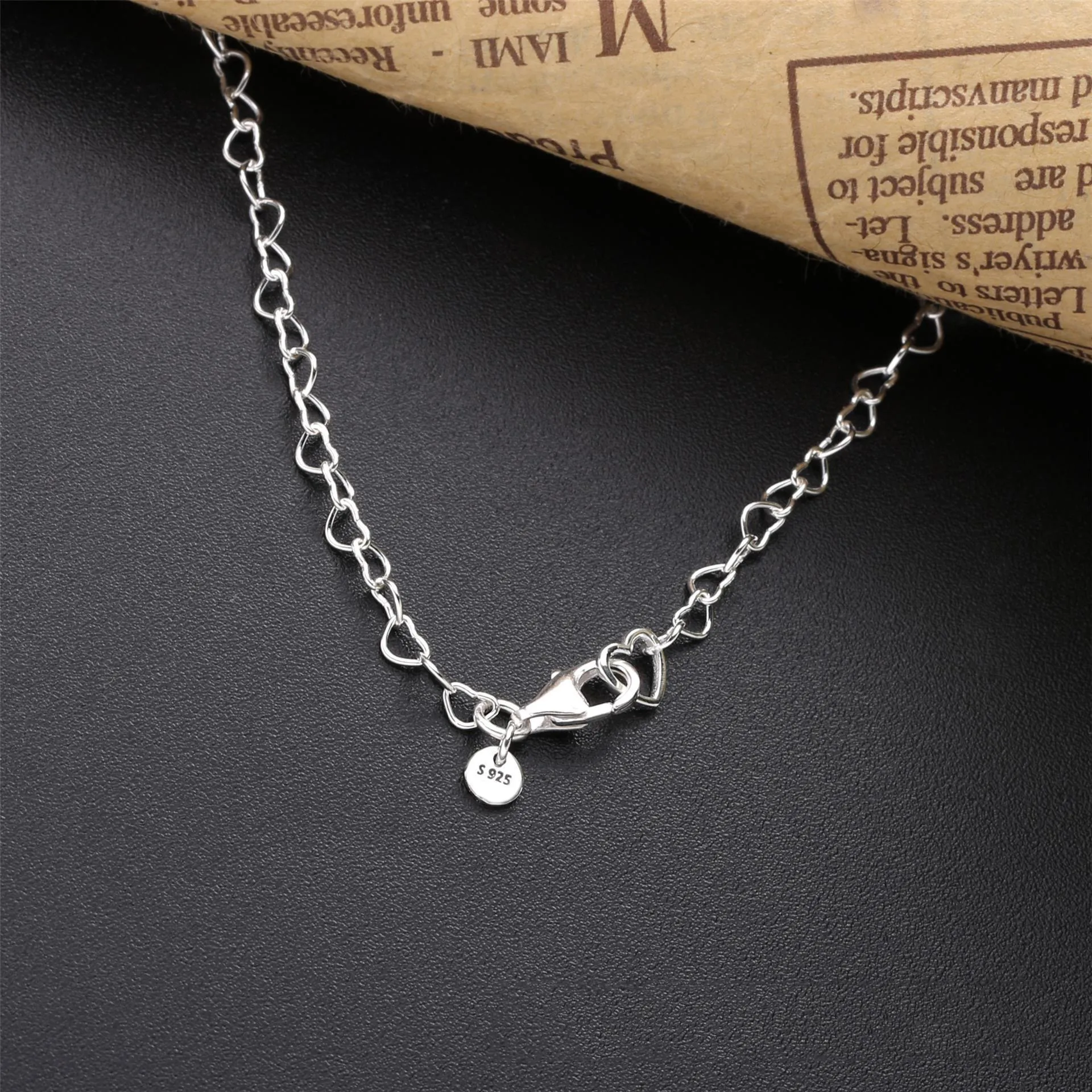 Pandora Joined hearts silver necklace - 397961