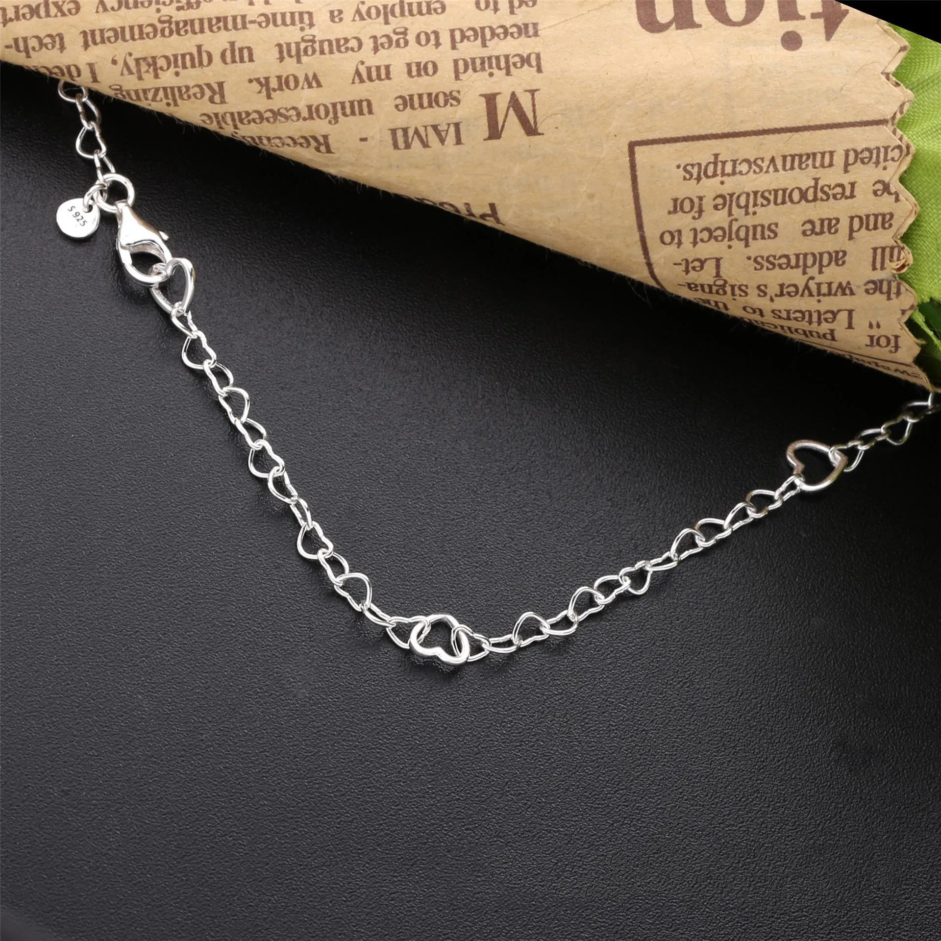 Pandora Joined hearts silver necklace - 397961