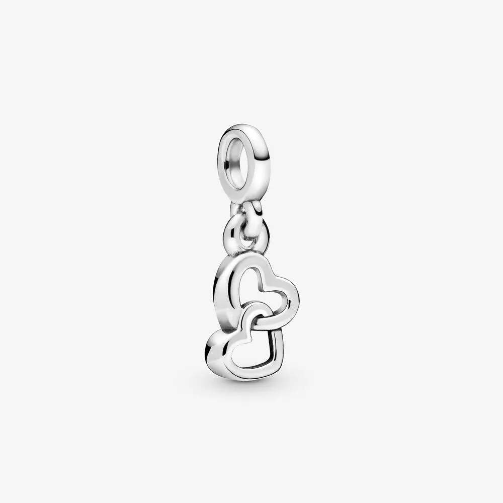 Pandora ME Kjedede Hjerter Mini Hengende Charm - 798380