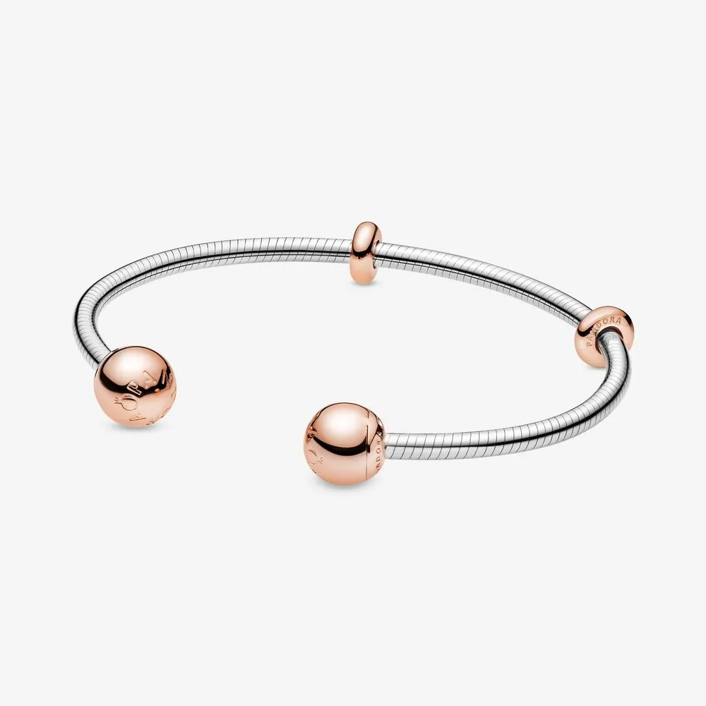 Pandora Moments Slangekjede Åpent Bangle - 588291