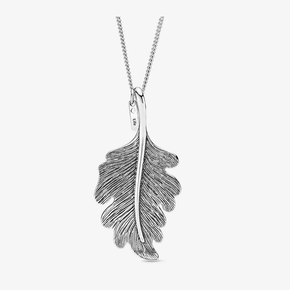 Pandora Oak Leaf halskjede - 398254-70