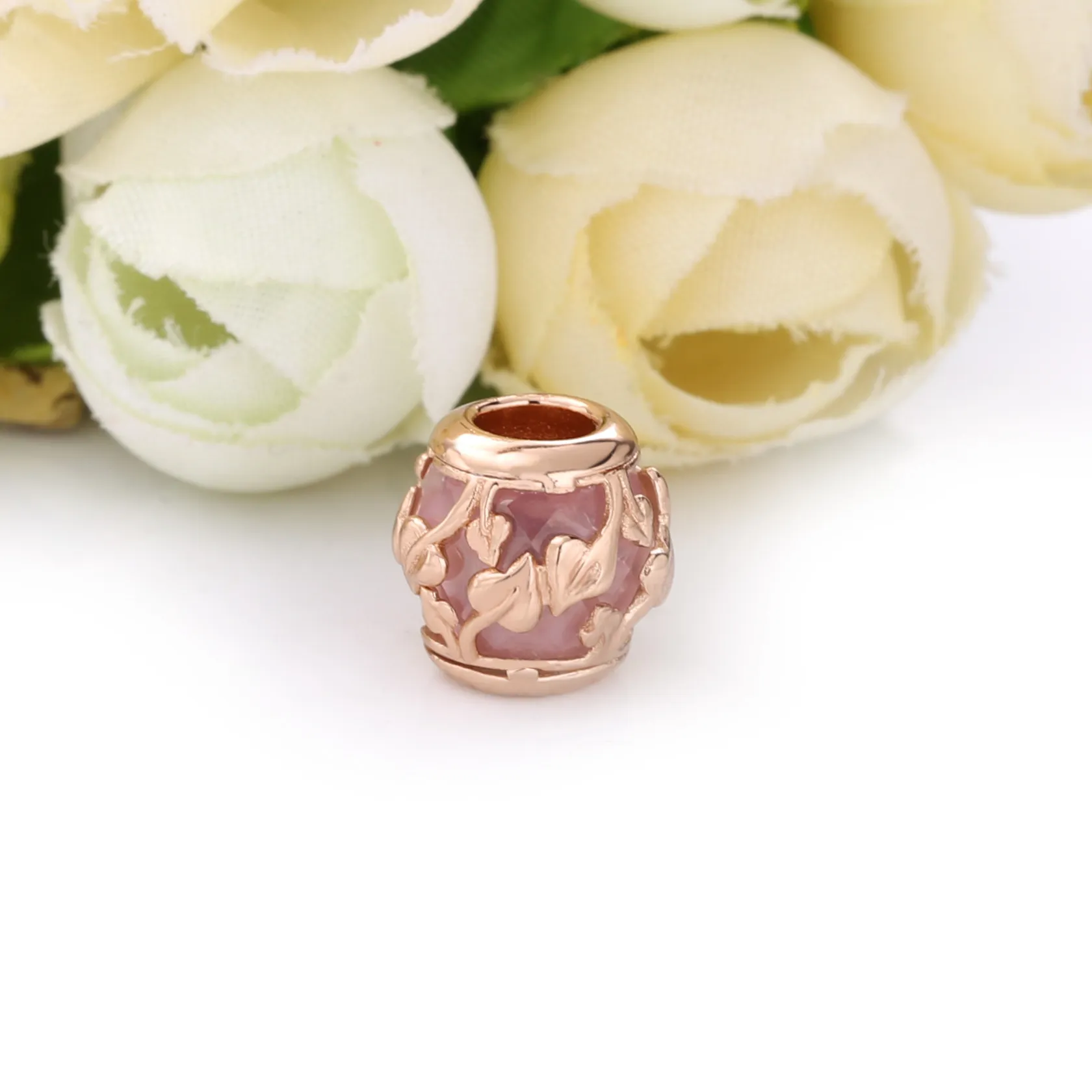 Pandora Rosa Dekorative Blader Charm - 788238SSP