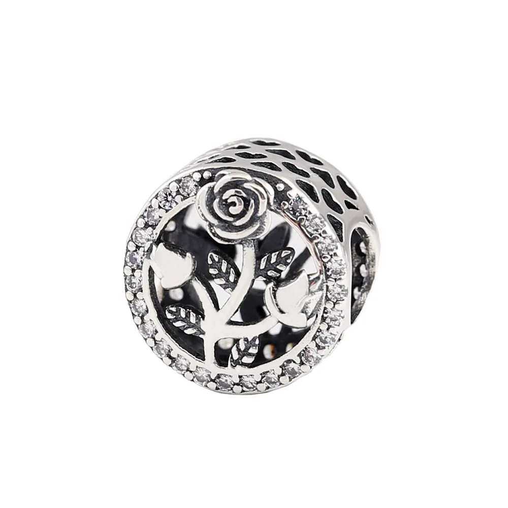 pandora rose flower charm pd 2630