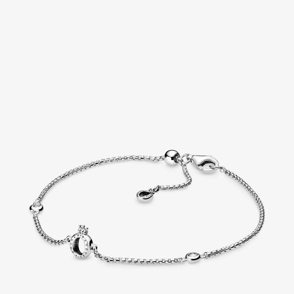 Pandora Sparkling Crown O Chain armbånd - 598276CZ