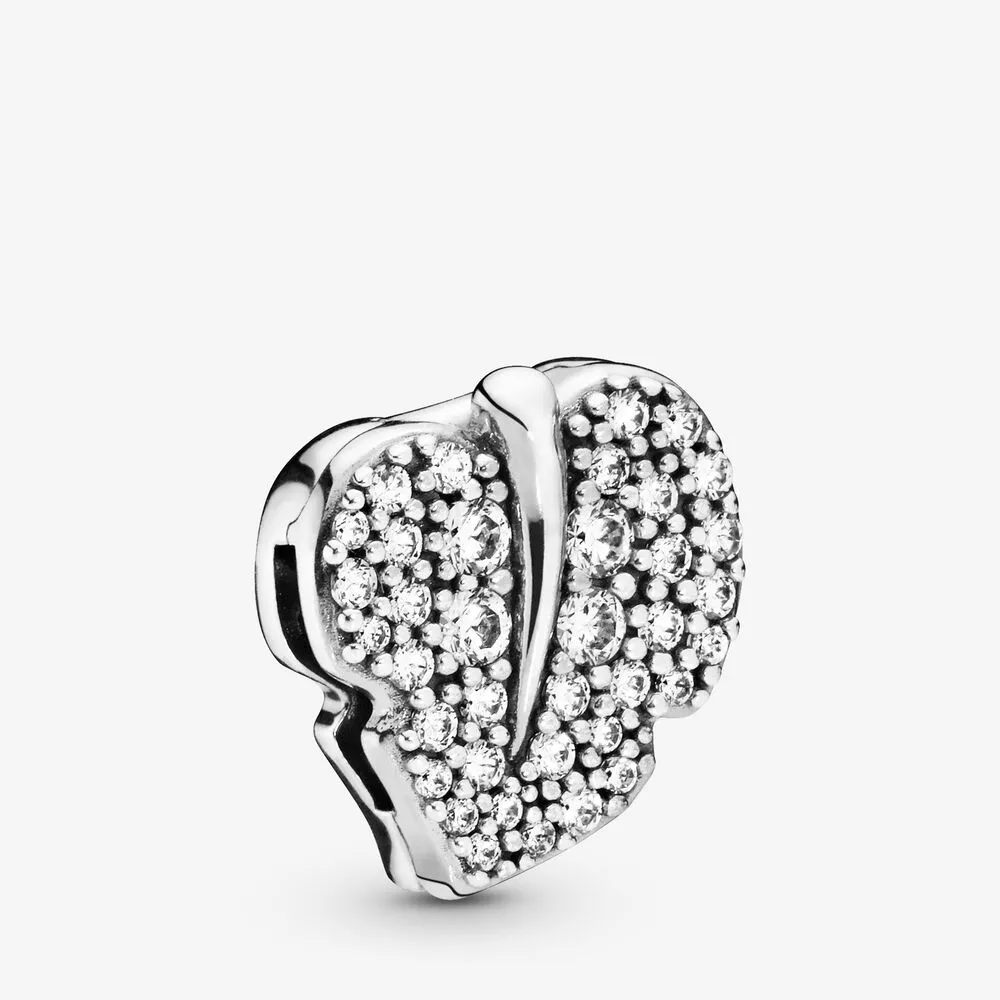 Pandora Sparkling Leaf klemmecharm - 798293CZ