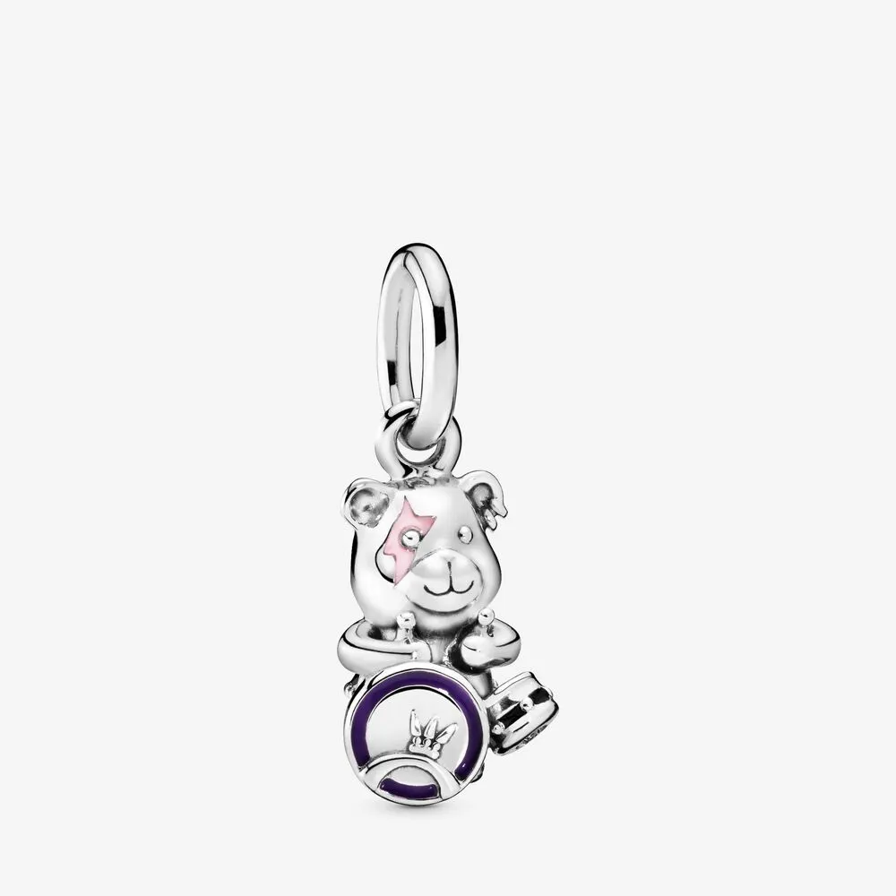 Pandora Theodore Bear Punk Band hengende charm - 798281ENMX