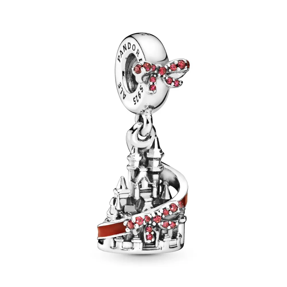 pandora disney parks holiday castle charm 798227czr