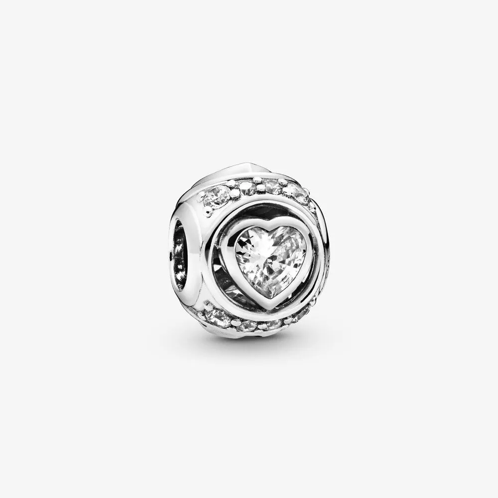 pandora elevated heart charm 798464c01