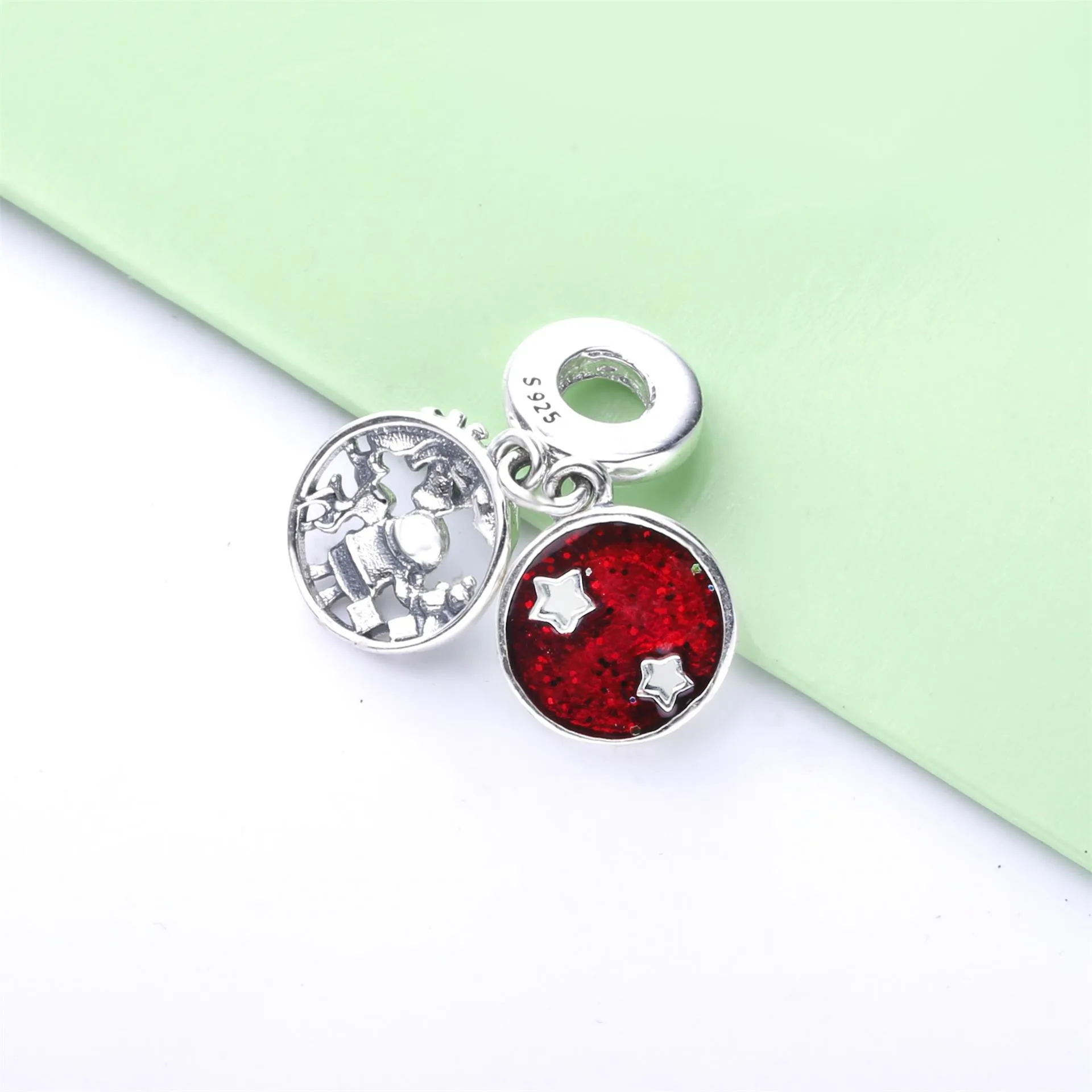 Pandora Santa Love Peace Joy hengende charm - 798468C01