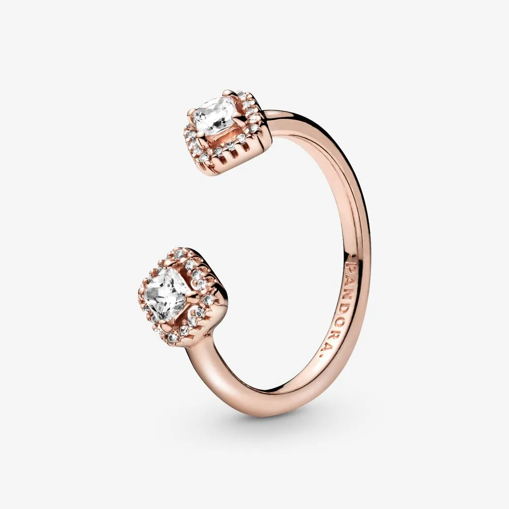 pandora square sparkle åpen ring 188506c01