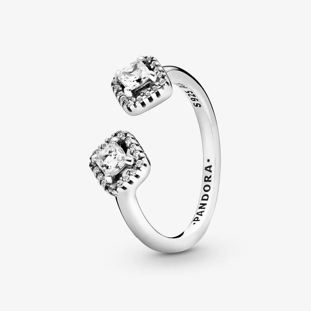 pandora square sparkle åpen ring 198506c01