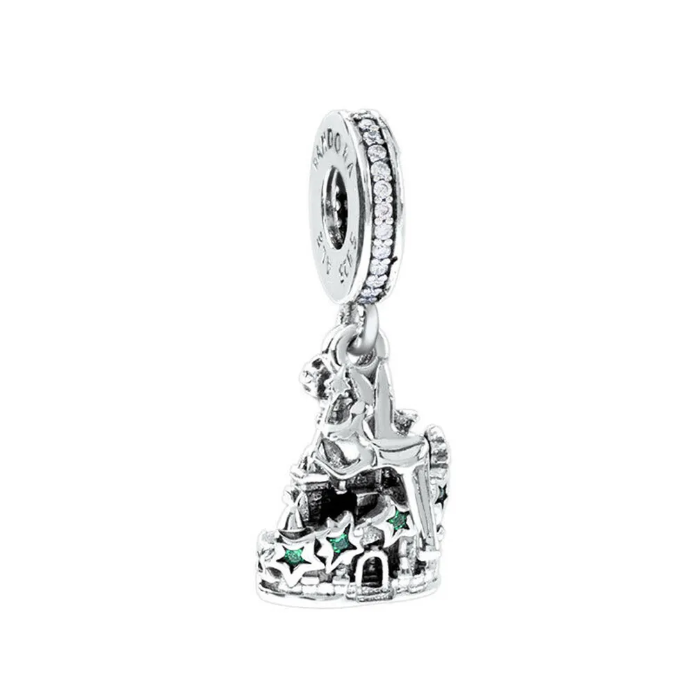 pandora disney park tinker bell castle dangle charm 798856c01