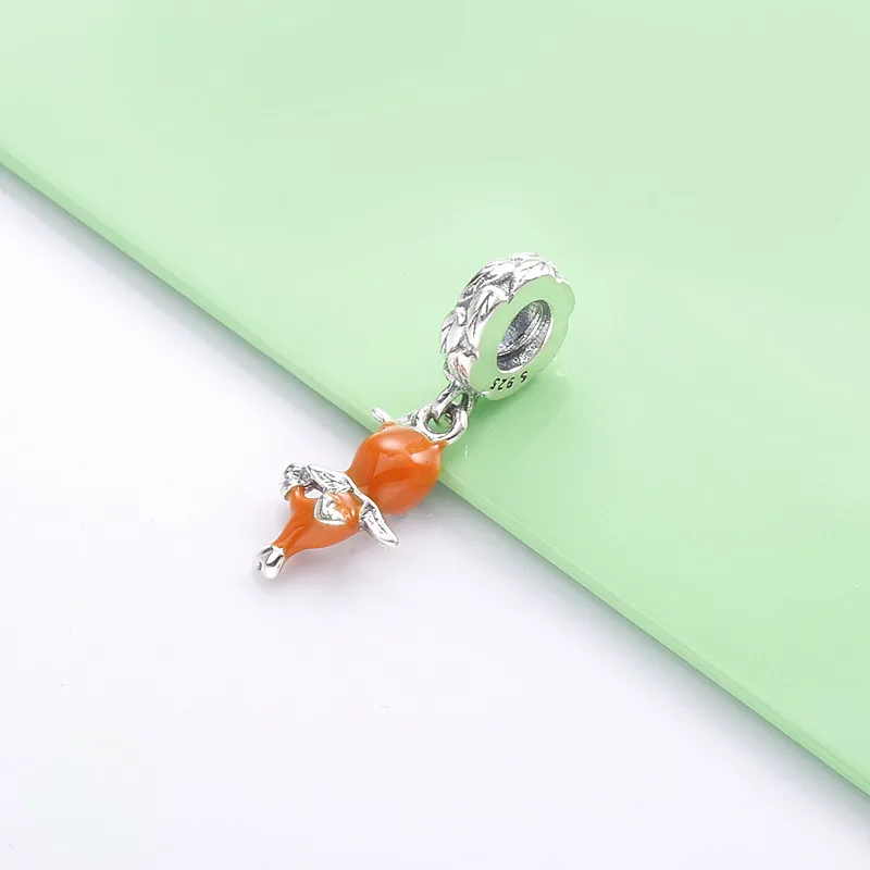 Pandora Disney Parks Oransje Fugl Hengende Charm - 798877C01