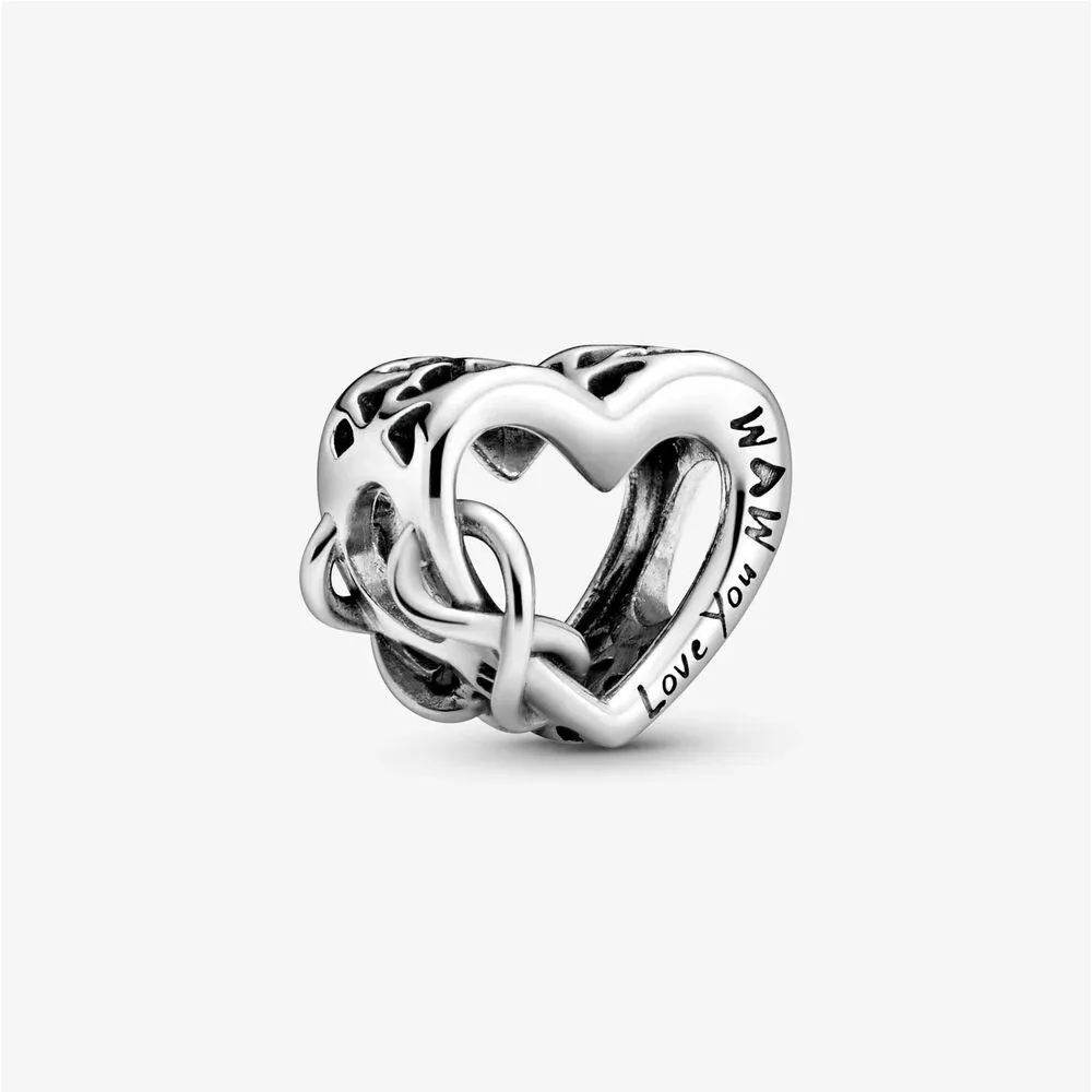 Pandora Elsk din mor Infinity Hjerteformet Charm - 798825C00